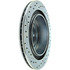 227.47025L by CENTRIC - Select Sport Drilled & Slotted Rotor, Left