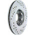 227.49008R by CENTRIC - Select Sport Drilled & Slotted Rotor, Right