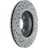 Centric 227.51008L Disc Brake Rotor Select Sport Drilled & Slotted Rotor, Left