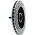 Centric 227.61026L Disc Brake Rotor and Hub Assembly Select Sport Drilled & Slotted Rotor, Left