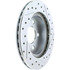 227.61037R by CENTRIC - Select Sport Drilled & Slotted Rotor, Right