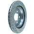 227.61046R by CENTRIC - Select Sport Drilled & Slotted Rotor, Right