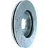 227.61072R by CENTRIC - Select Sport Drilled & Slotted Rotor, Right