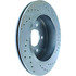 227.61073R by CENTRIC - Select Sport Drilled & Slotted Rotor, Right