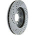 Centric 227.61085L Disc Brake Rotor Select Sport Drilled & Slotted Rotor, Left