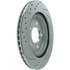 227.61087L by CENTRIC - Select Sport Drilled & Slotted Rotor, Left