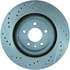 227.61098L by CENTRIC - Select Sport Drilled & Slotted Rotor, Left