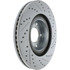 227.61090R by CENTRIC - Select Sport Drilled & Slotted Rotor, Right