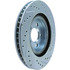 227.61098R by CENTRIC - Select Sport Drilled & Slotted Rotor, Right