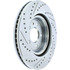 227.61102L by CENTRIC - Select Sport Drilled & Slotted Rotor, Left