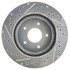 227.62010L by CENTRIC - Select Sport Drilled & Slotted Rotor, Left