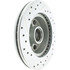 227.62012L by CENTRIC - Select Sport Drilled & Slotted Rotor, Left