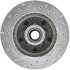 227.62013L by CENTRIC - Select Sport Drilled & Slotted Rotor, Left