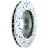 227.62025L by CENTRIC - Select Sport Drilled & Slotted Rotor, Left