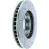 227.62050R by CENTRIC - Select Sport Drilled & Slotted Rotor, Right