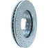 227.62054R by CENTRIC - Select Sport Drilled & Slotted Rotor, Right