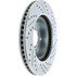 Centric 227.62068R Disc Brake Rotor Select Sport Drilled & Slotted Rotor, Right
