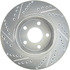 227.62078L by CENTRIC - Select Sport Drilled & Slotted Rotor, Left