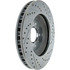 227.62084R by CENTRIC - Select Sport Drilled & Slotted Rotor, Right