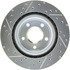 227.62085L by CENTRIC - Select Sport Drilled & Slotted Rotor, Left