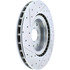 227.62124L by CENTRIC - Select Sport Drilled & Slotted Rotor, Left