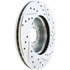 227.62130R by CENTRIC - Select Sport Drilled & Slotted Rotor, Right