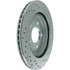 227.61087R by CENTRIC - Select Sport Drilled & Slotted Rotor, Right