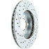 227.63039L by CENTRIC - Select Sport Drilled & Slotted Rotor, Left