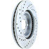 227.63053L by CENTRIC - Select Sport Drilled & Slotted Rotor, Left