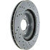 227.63067R by CENTRIC - Select Sport Drilled & Slotted Rotor, Right