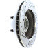 Centric 227.65040L Disc Brake Rotor and Hub Assembly Select Sport Drilled & Slotted Rotor, Left