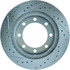 227.65053L by CENTRIC - Select Sport Drilled & Slotted Rotor, Left