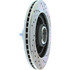 Centric 227.65055R Disc Brake Rotor and Hub Assembly Select Sport Drilled & Slotted Rotor, Right