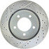 227.65057L by CENTRIC - Select Sport Drilled & Slotted Rotor, Left