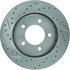 227.65058L by CENTRIC - Select Sport Drilled & Slotted Rotor, Left