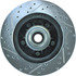 Centric 227.65080L Disc Brake Rotor and Hub Assembly Select Sport Drilled & Slotted Rotor, Left