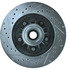 227.65081L by CENTRIC - Select Sport Drilled & Slotted Rotor, Left