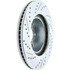 227.65082L by CENTRIC - Select Sport Drilled & Slotted Rotor, Left