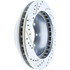 227.65086L by CENTRIC - Select Sport Drilled & Slotted Rotor, Left