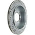 Centric 227.65095R Disc Brake Rotor Select Sport Drilled & Slotted Rotor, Right