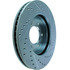 227.65097R by CENTRIC - Select Sport Drilled & Slotted Rotor, Right