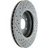 227.65107L by CENTRIC - Select Sport Drilled & Slotted Rotor, Left