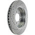 227.65119L by CENTRIC - Select Sport Drilled & Slotted Rotor, Left
