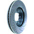 227.65130R by CENTRIC - Select Sport Drilled & Slotted Rotor, Right