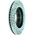 Centric 227.66006R Disc Brake Rotor Select Sport Drilled & Slotted Rotor, Right