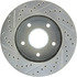 227.66006L by CENTRIC - Select Sport Drilled & Slotted Rotor, Left