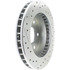 227.66009L by CENTRIC - Select Sport Drilled & Slotted Rotor, Left