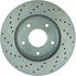 227.66038L by CENTRIC - Select Sport Drilled & Slotted Rotor, Left