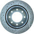 227.66043L by CENTRIC - Select Sport Drilled & Slotted Rotor, Left