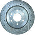 227.66051L by CENTRIC - Select Sport Drilled & Slotted Rotor, Left